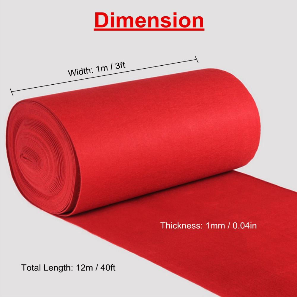 Alfombra Roja Boda Fiesta Pasillo Piso Festival Decoración 1X12m img #3