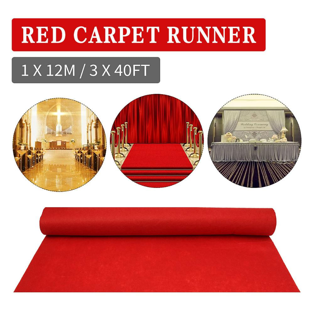 Alfombra Roja Boda Fiesta Pasillo Piso Festival Decoración 1X12m img #4