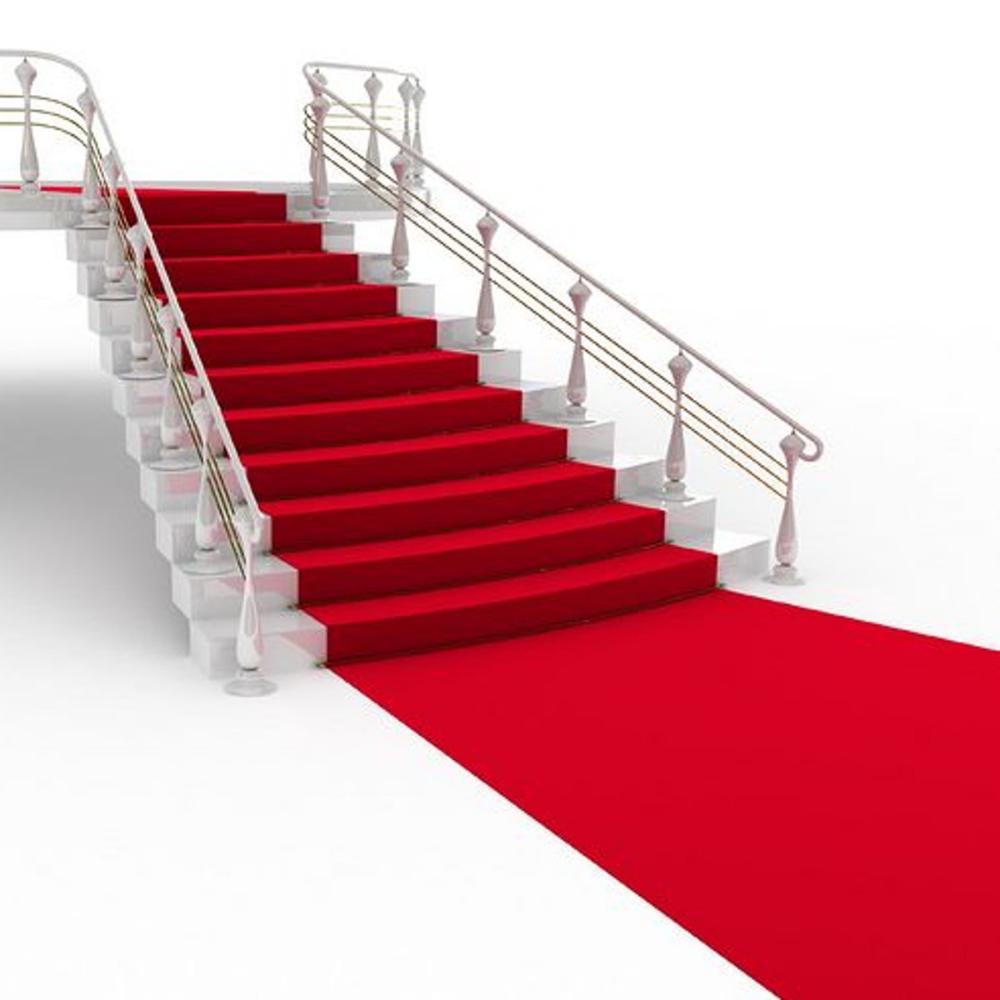 Alfombra Roja Boda Fiesta Pasillo Piso Festival Decoración 1X12m img #5