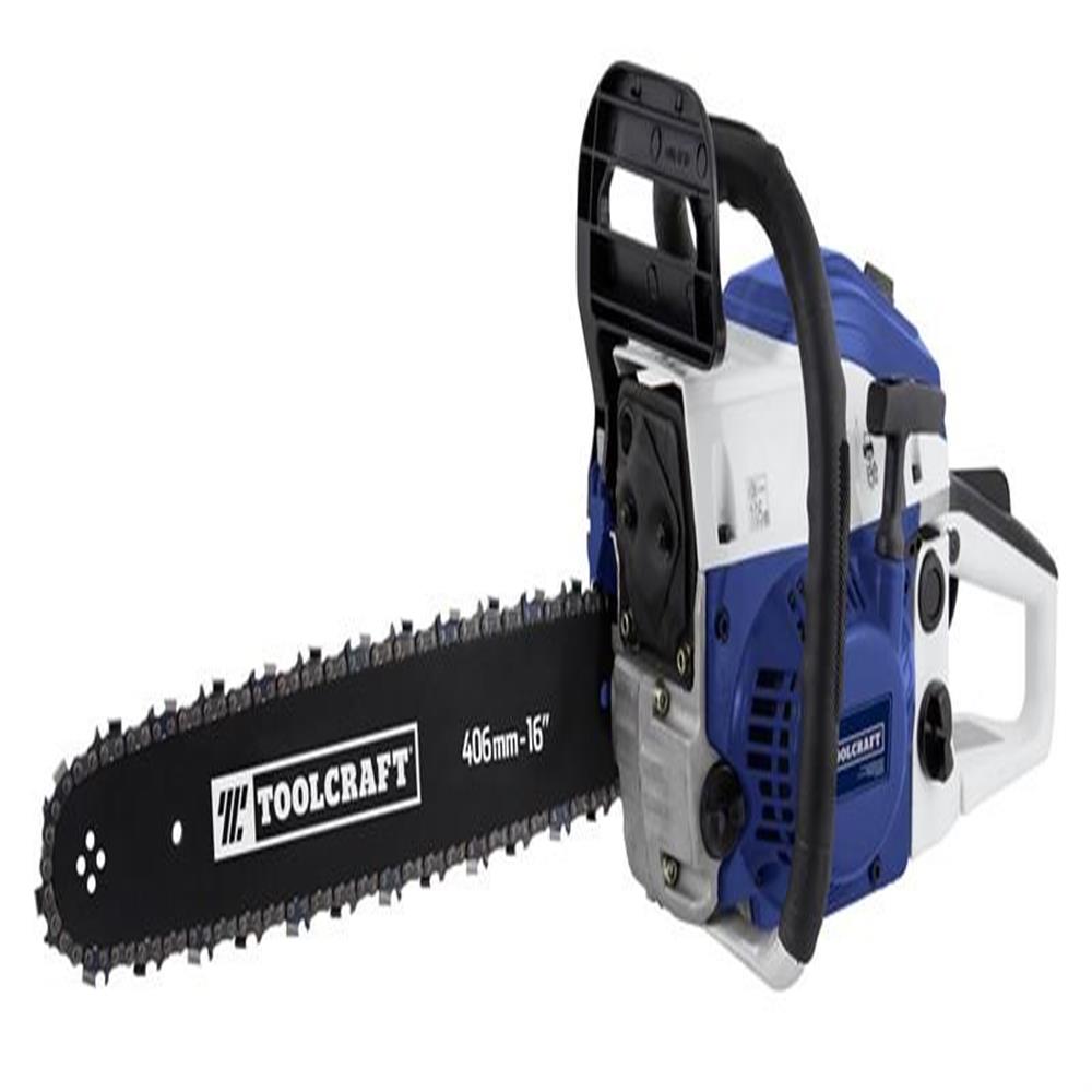 Motosierra A Gasolina 16 Pulgadas 45 Cc Toolcraft De 2.4 Hp Y 550 Ml img #1