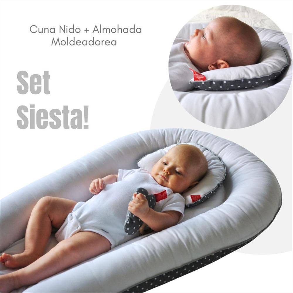Set Cuna Nido + Cambiador Sleepnest + Almohada Keep And Carry 077Kb Puntos img #3