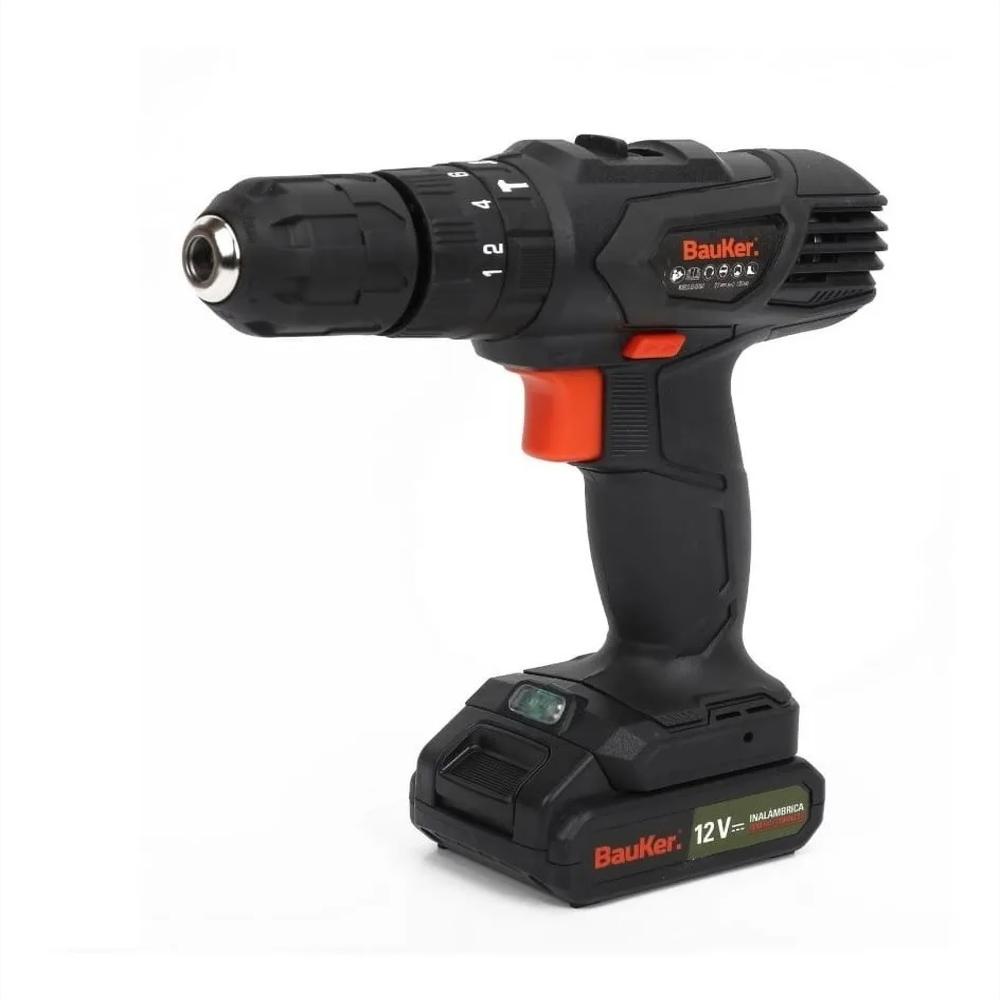 Taladro Percutor Inalámbrico Bauker 3/8 12V 1.3Ah Taladro Percutor Inalámbrico Bauker 3/8 12V 1.3Ah