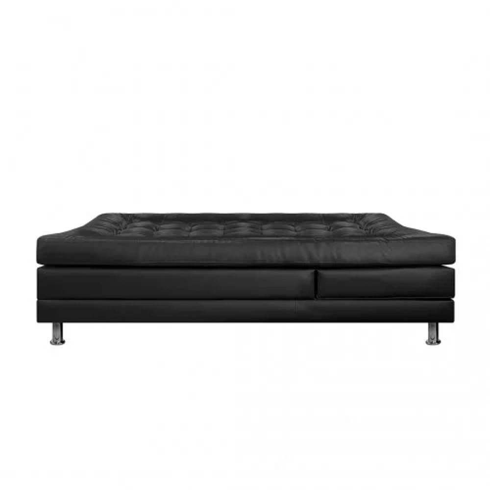 Sofa Cama Multifuncional Euro | Cuero Sintetico Negro img #2