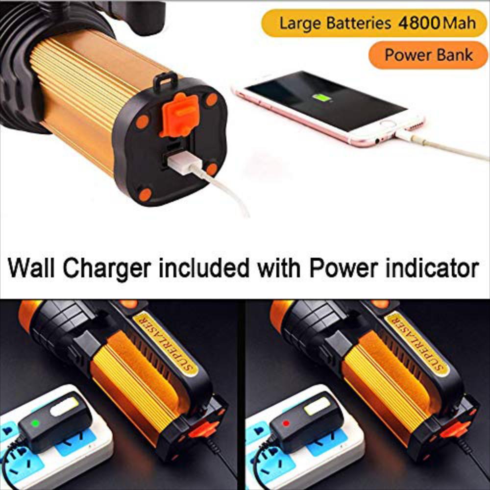 Linetrna Super Brillante Recargable De Mano Led img #4