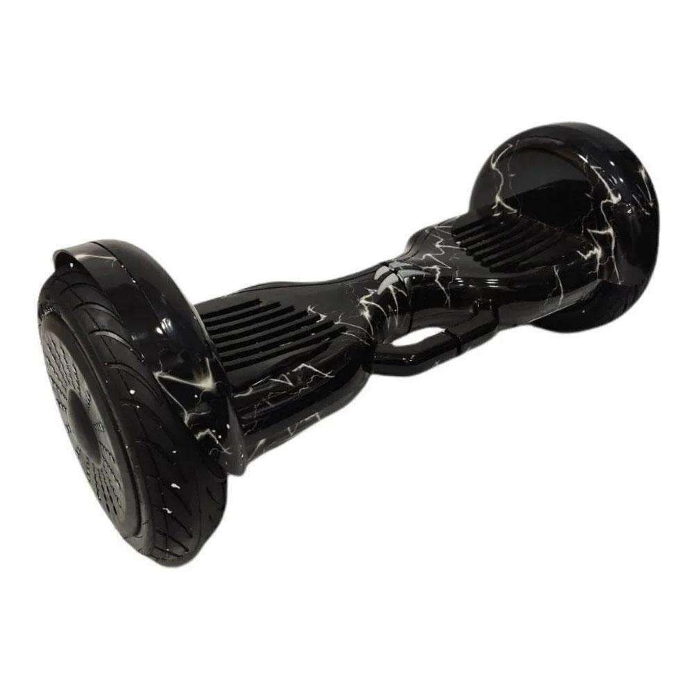 Malumeta Patineta Scooter Electrica Bluetooth Luces Negra 10 Pulgadas