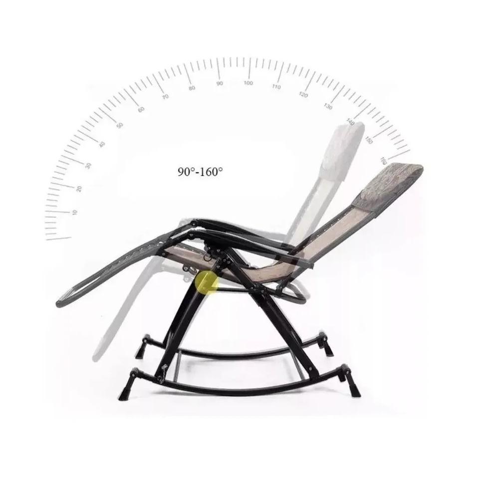 Silla Cama Reclinable Plegable Y Mecedora Anti Gravedad img #2
