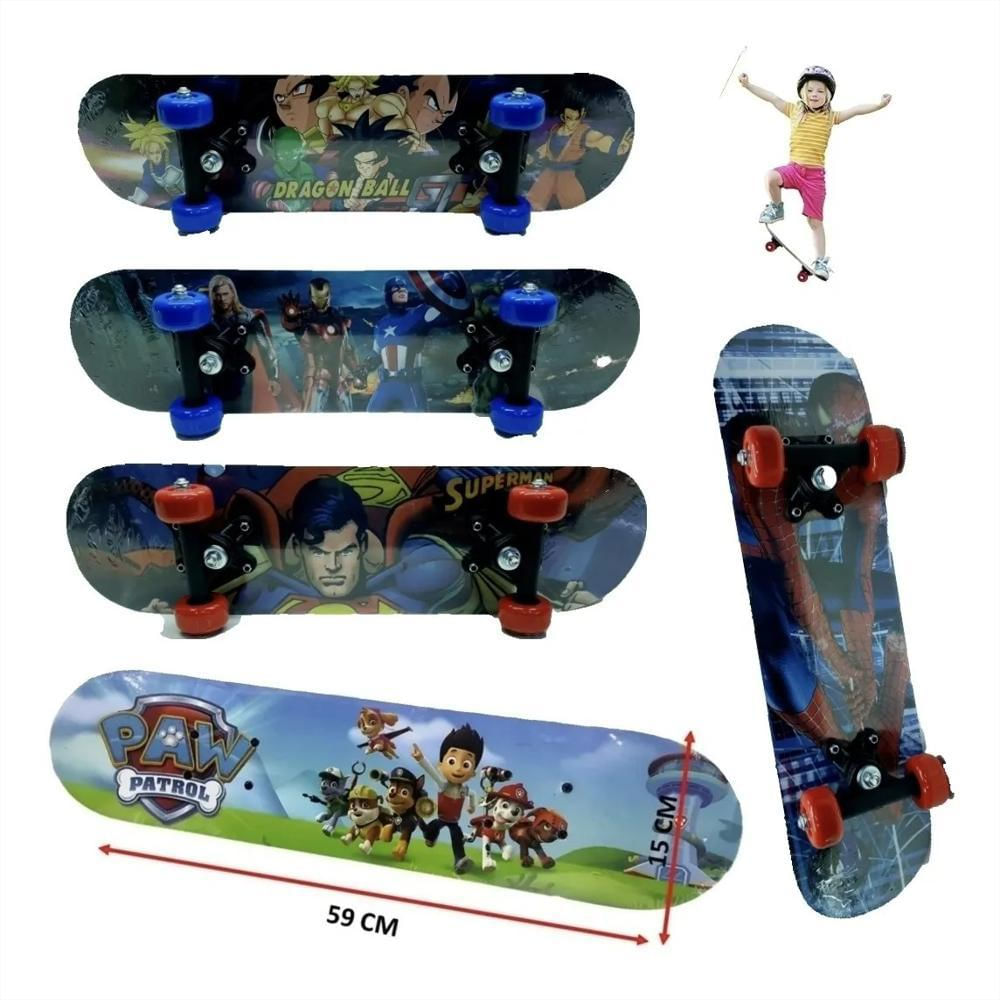 Tabla Skate Patineta Infantil Tamaño Mediano Diseño Niños img #2