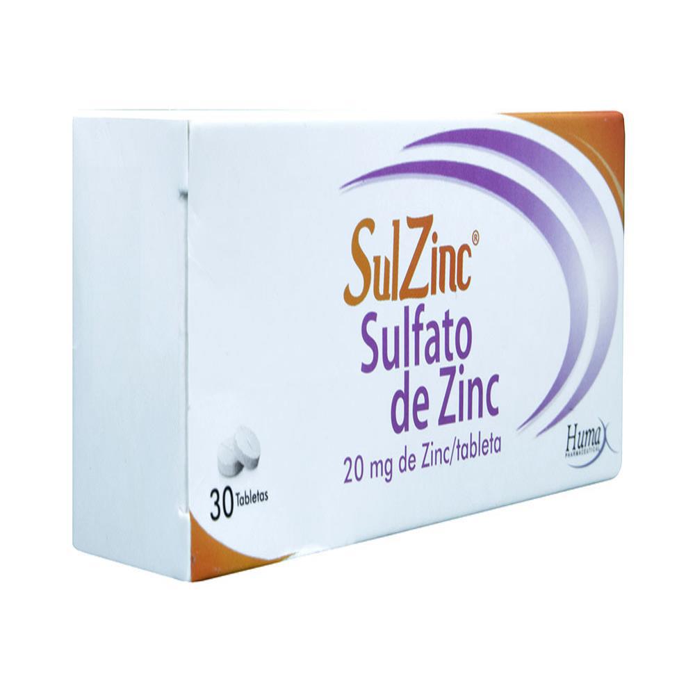 Sulzinc Sulfato De Zinc 20Mg Tab Oral 0 Caj 30 Tab 1 U img #2