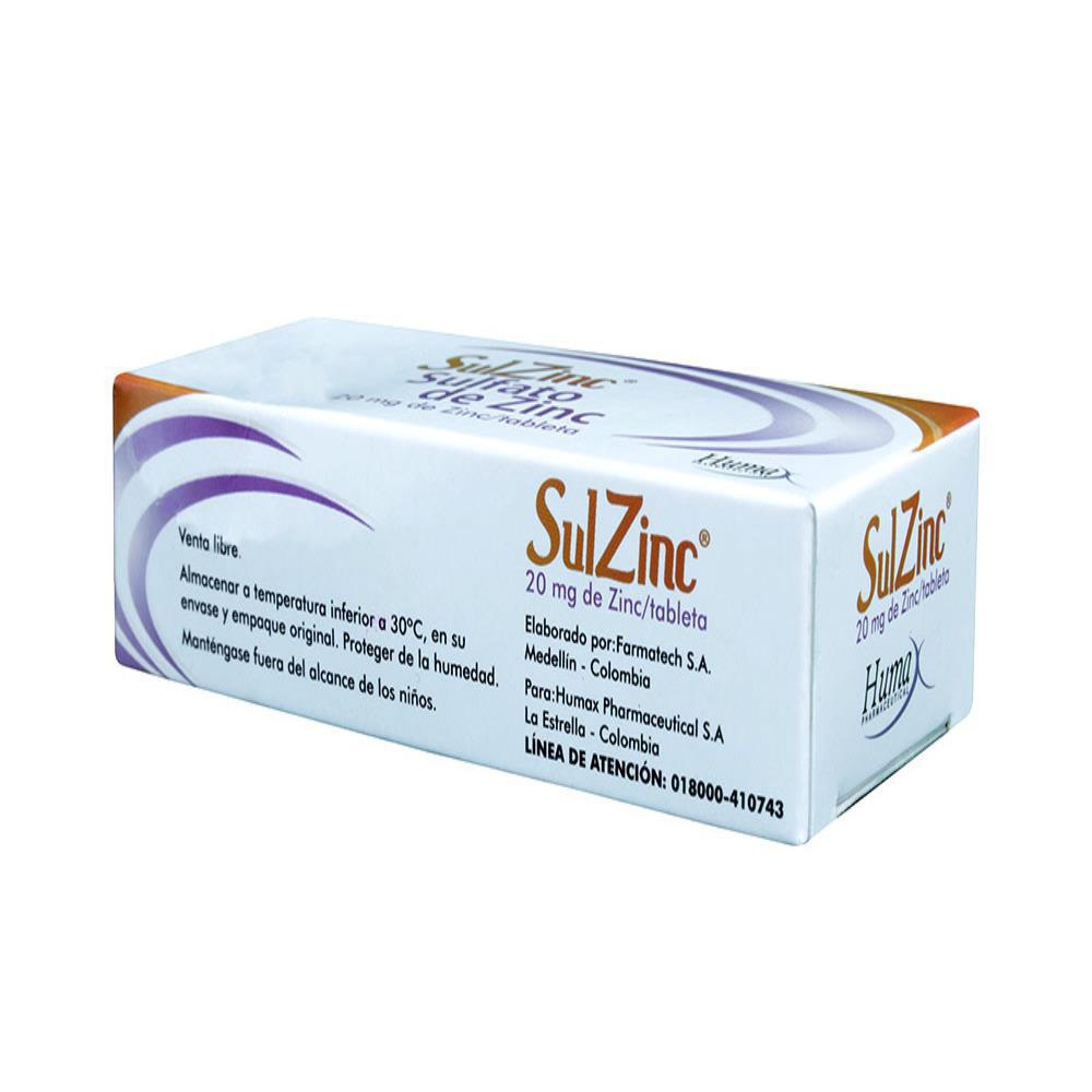 Sulzinc Sulfato De Zinc 20Mg Tab Oral 0 Caj 30 Tab 1 U img #5