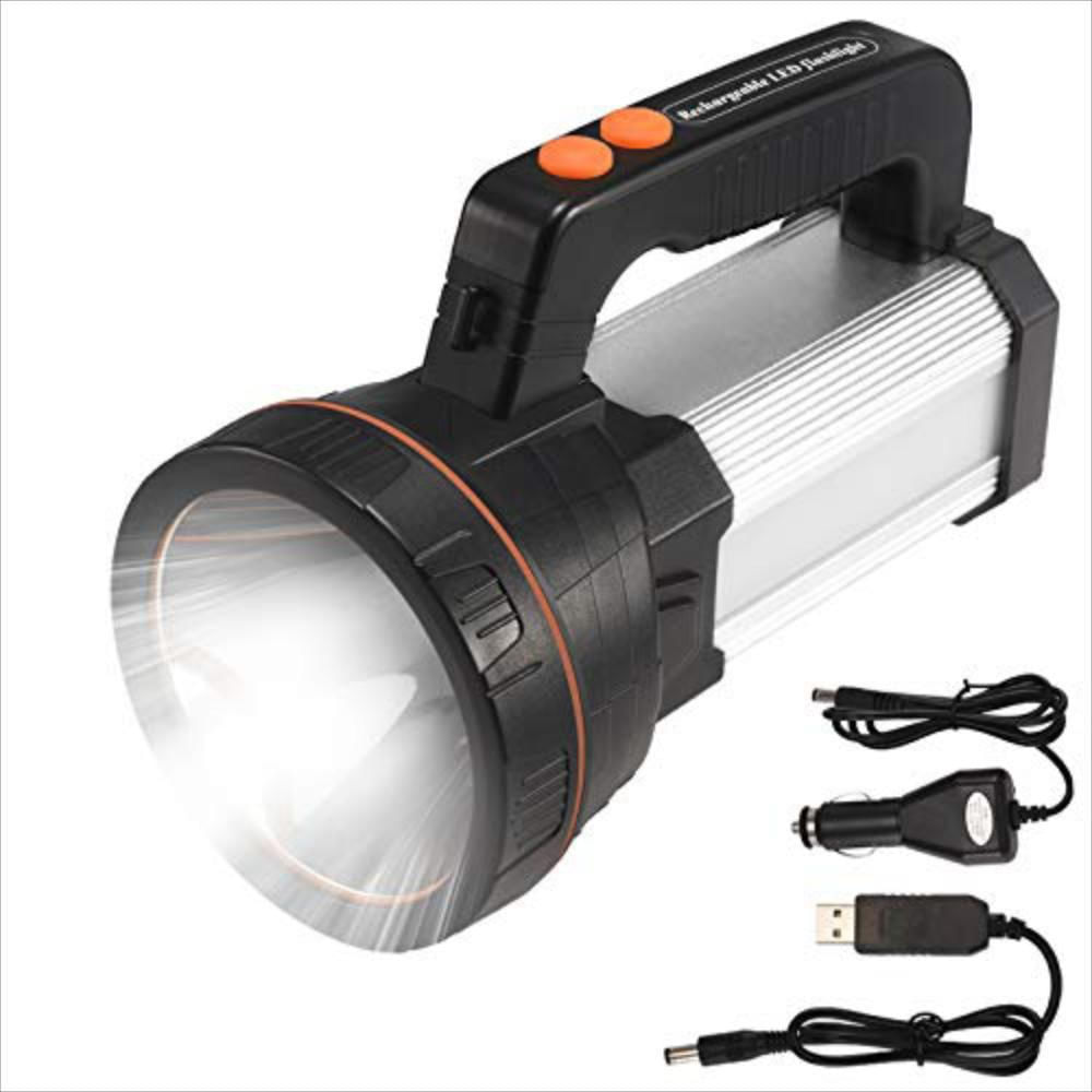 Linterna Led Recargable De Mano De Alta Potencia, Súper Brillante, 9000Mah