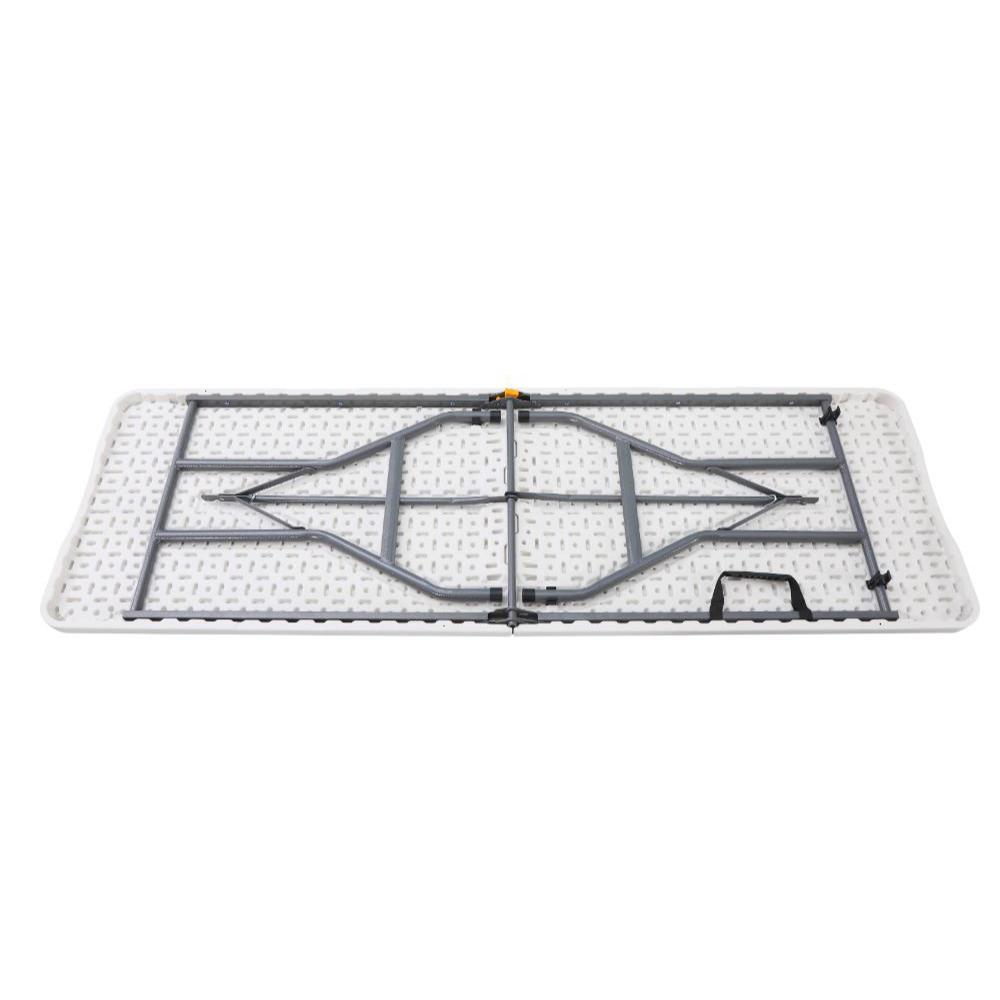 Mesa Auxiliar De Sala Plegable Print, Blanco, Con Patas Metálicas img #2