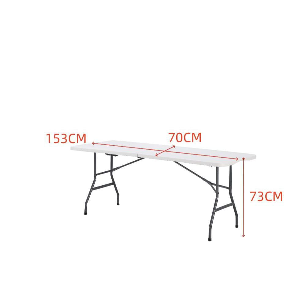 Mesa Auxiliar De Sala Plegable Print, Blanco, Con Patas Metálicas img #4