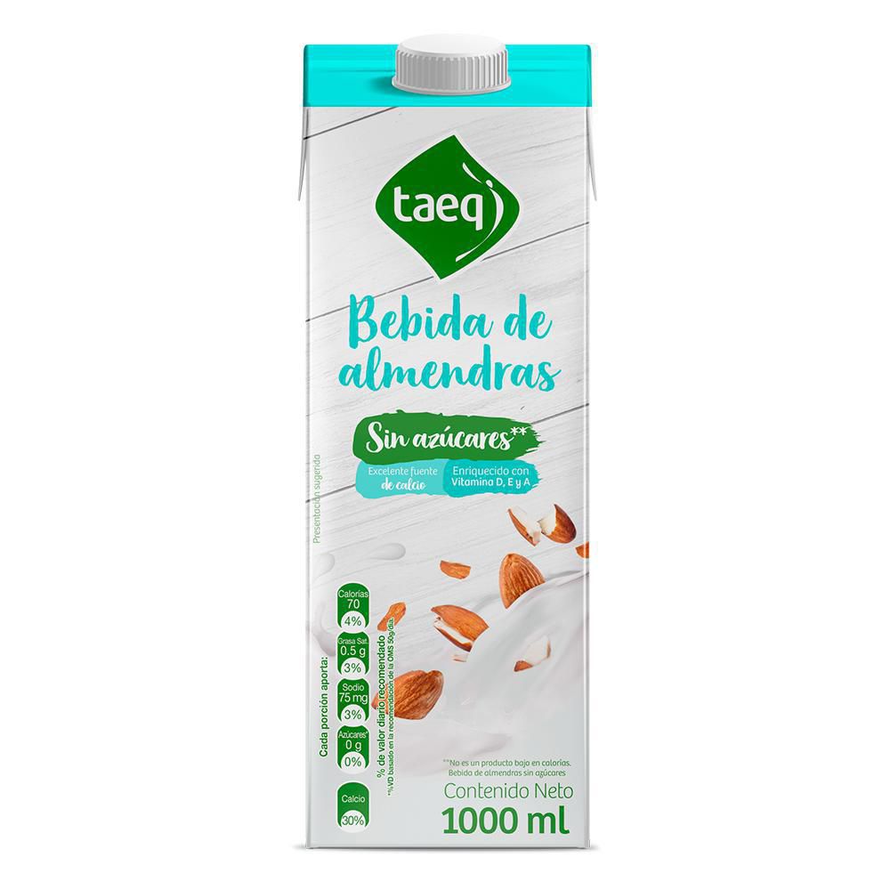 Bebida de almendras TAEQ sin azúcares añadidos (1000  ml)