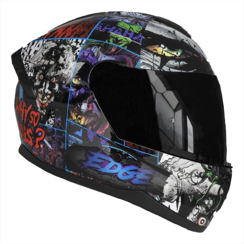 Casco Dc Integral Zoom Pro Joker Certificado Dot Multicolor Xl Mate img #1