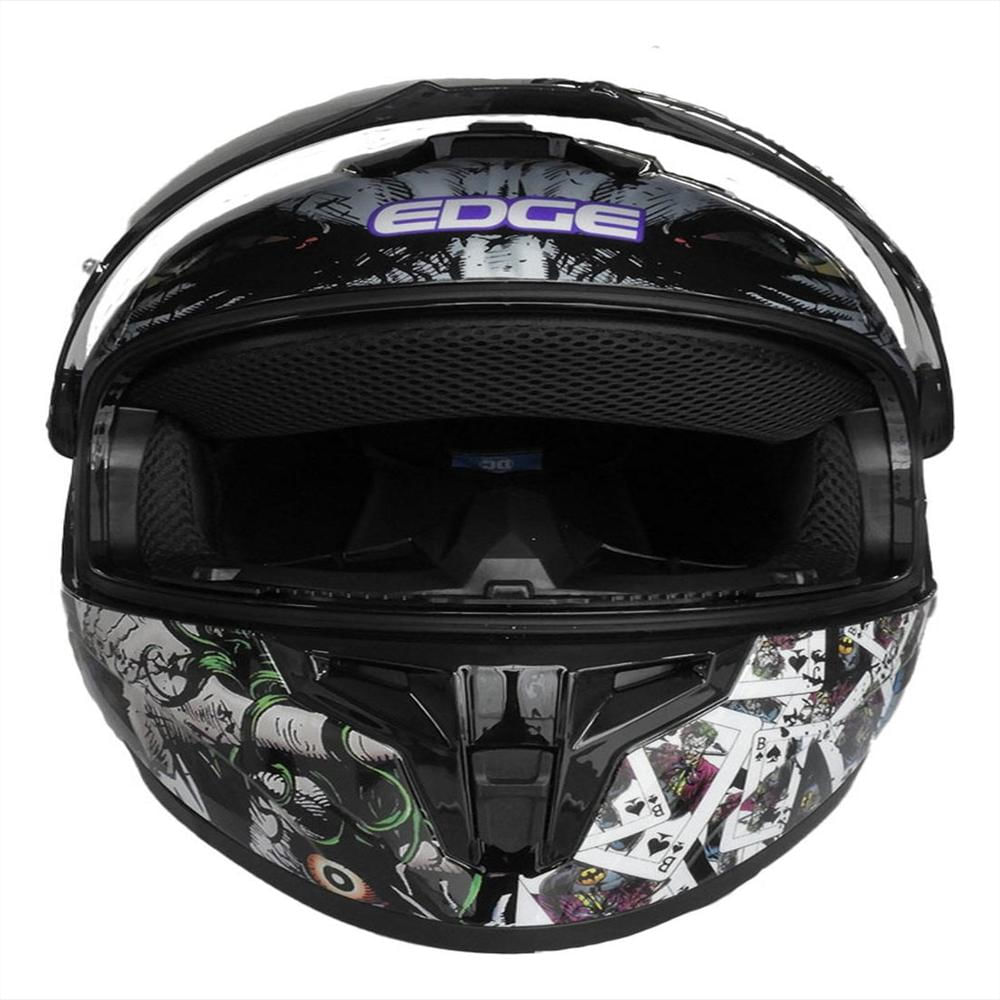 Casco Dc Integral Zoom Pro Joker Certificado Dot Multicolor Xl Mate img #4