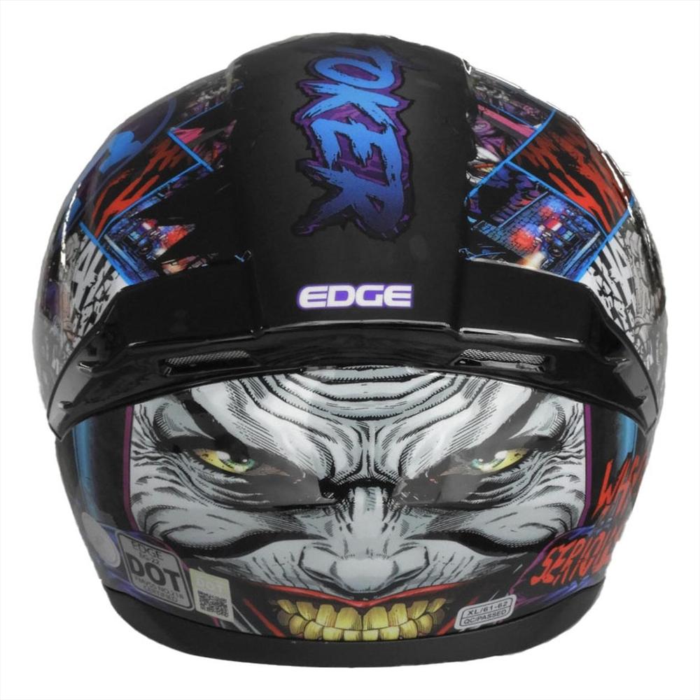 Casco Dc Integral Zoom Pro Joker Certificado Dot Multicolor Xl Mate img #5