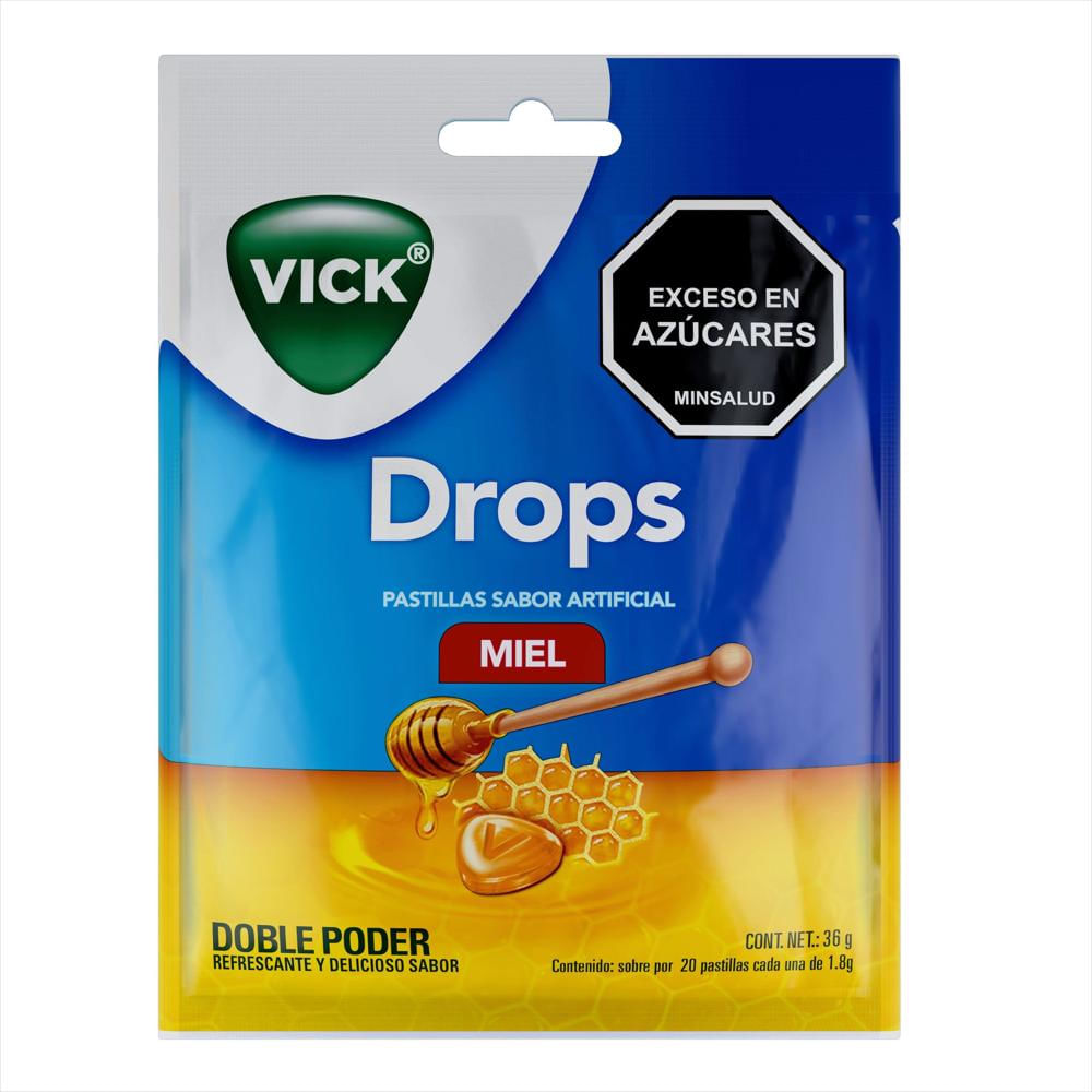 Pastillas Vick Drops Miel Caj 100 Tab 1 U img #1