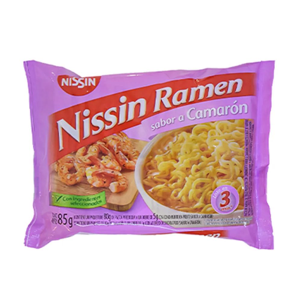 Ramen NISSIN sabor a camarón (85  gr) img #1