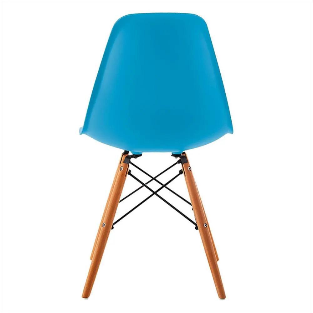 Silla Auxiliar Tradicional En Polipropileno Azul 0629 Ekono img #2
