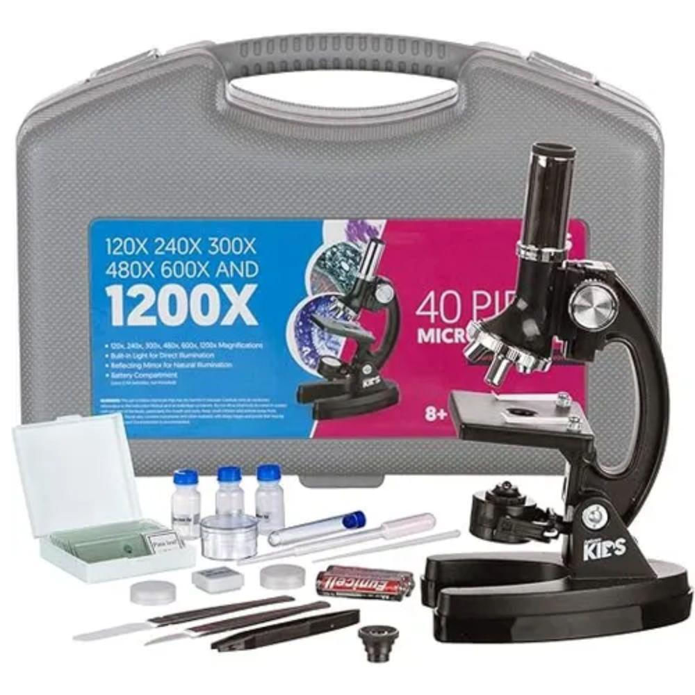 Microscopio Monocular Niños Educativo Kit Regalo Didactico img #1