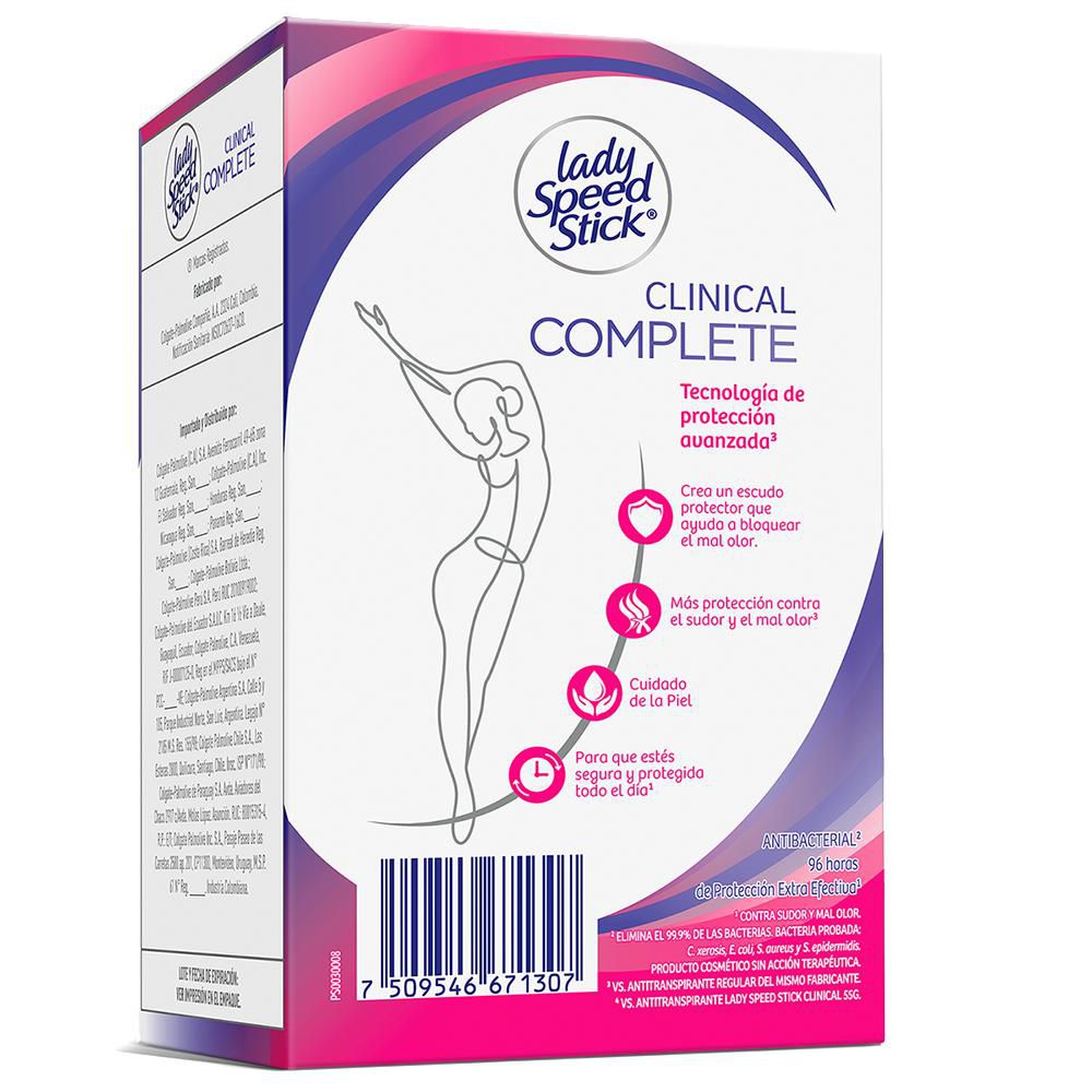 Desodorante LADY SPEED STICK Clínico Antibacterial Mujer (110  gr) img #9