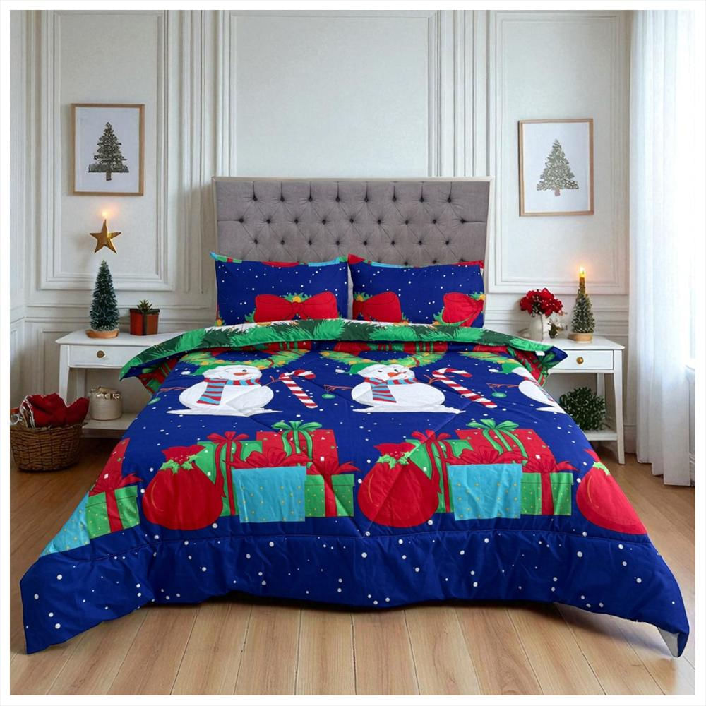 Edredón Doble Faz Navidad Cama Doble 7269 img #2