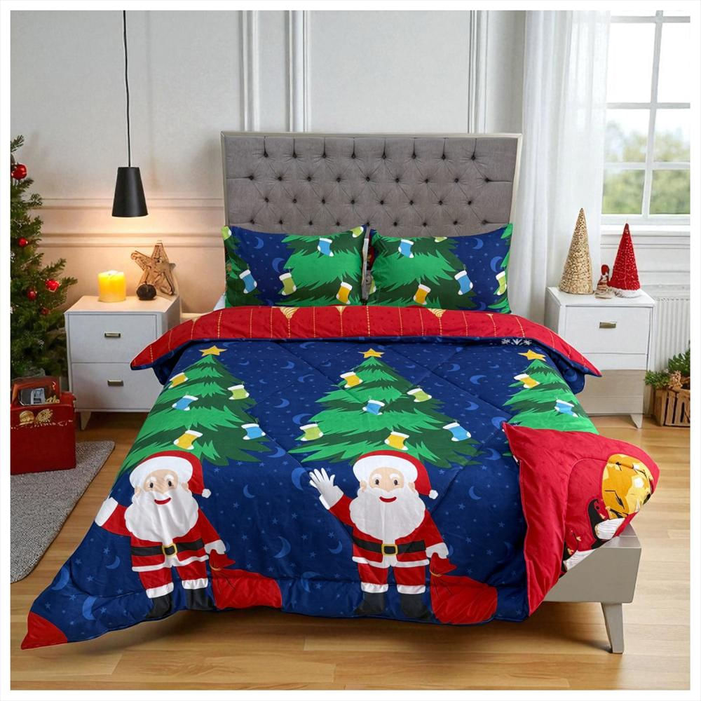 Edredón Doble Faz Navidad Cama Doble 7270 img #1
