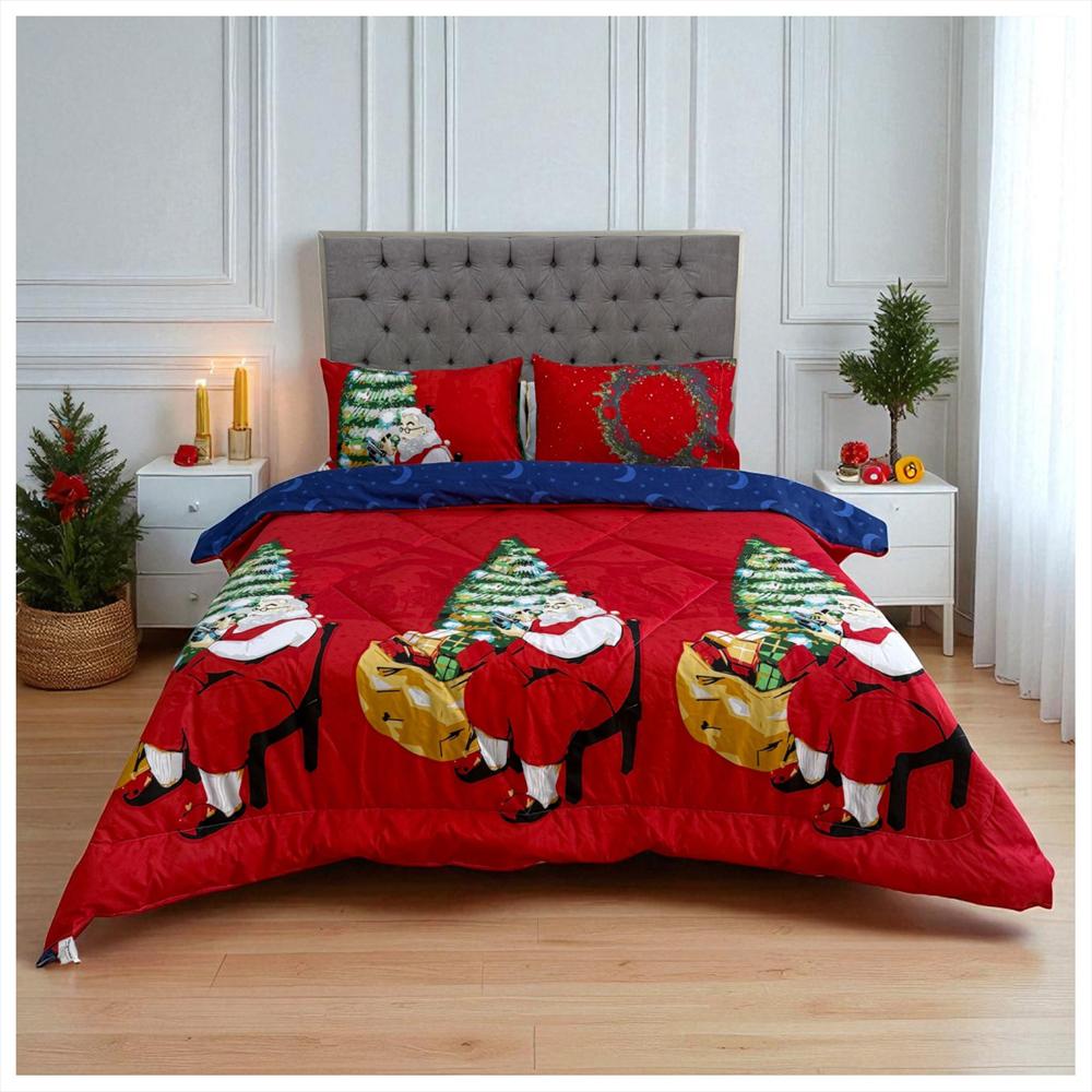 Edredón Doble Faz Navidad Cama Doble 7270 img #2
