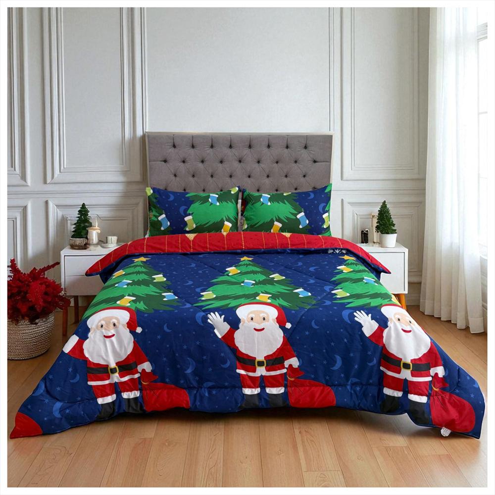 Edredón Doble Faz Navidad Cama Doble 7270 img #5
