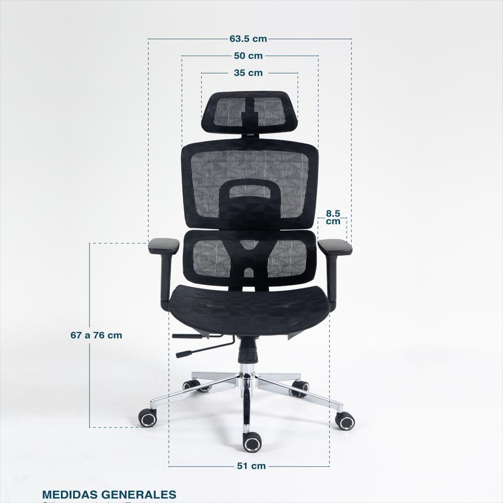 Silla De Oficina Versus F50 Ergo Negro img #1