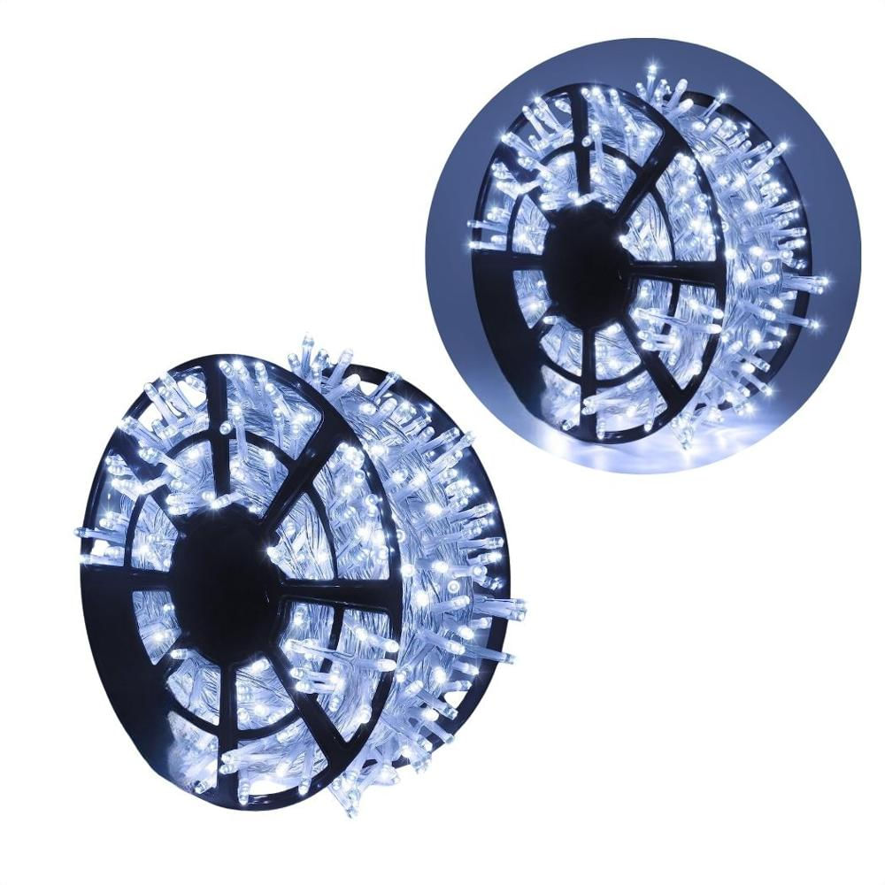 Extensión Luz Led Lineal Blanca 500 Luces 50 Metros Cable Transparente Ref 1511 img #1