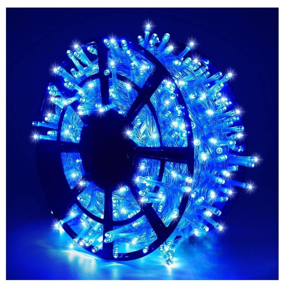 Extensión Luz Led Lineal Azul 500 Luces 50 Metros Cable Transparente Ref 1512 img #5