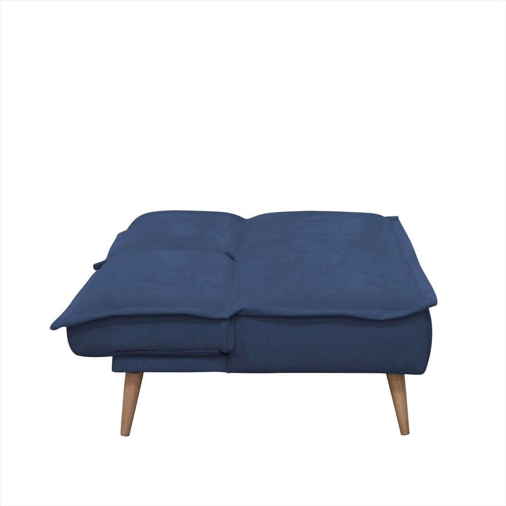 Sofa Cama Dallas Elite Living 80Cm X 180Cm X 90Cm Microfibra Azul img #4