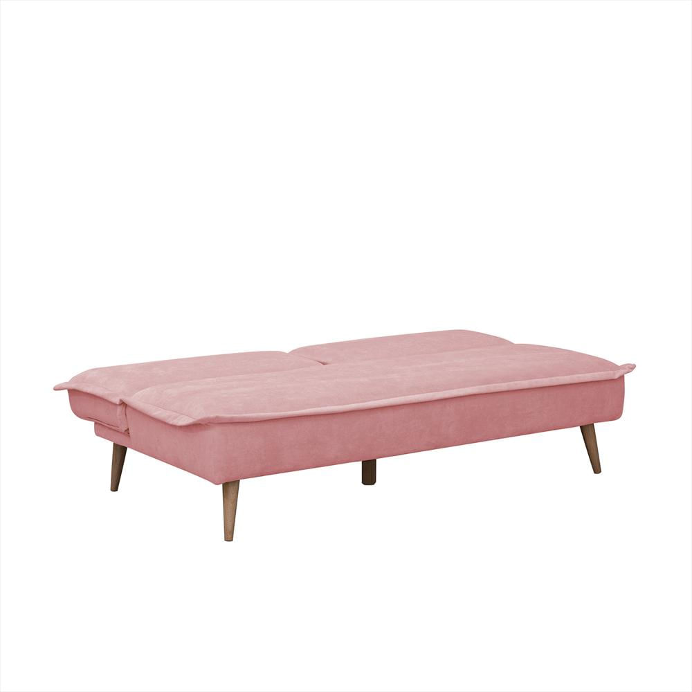 Sofa Cama Dallas Elite Living 80Cm X 180Cm X 90Cm Microfibra Rosa img #3