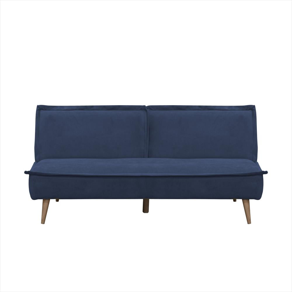 Sofa Cama Dallas Elite Living 80Cm X 180Cm X 90Cm Microfibra Azul img #1