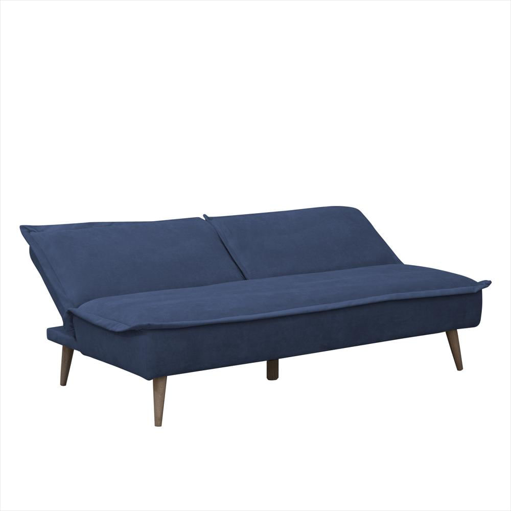 Sofa Cama Dallas Elite Living 80Cm X 180Cm X 90Cm Microfibra Azul img #3