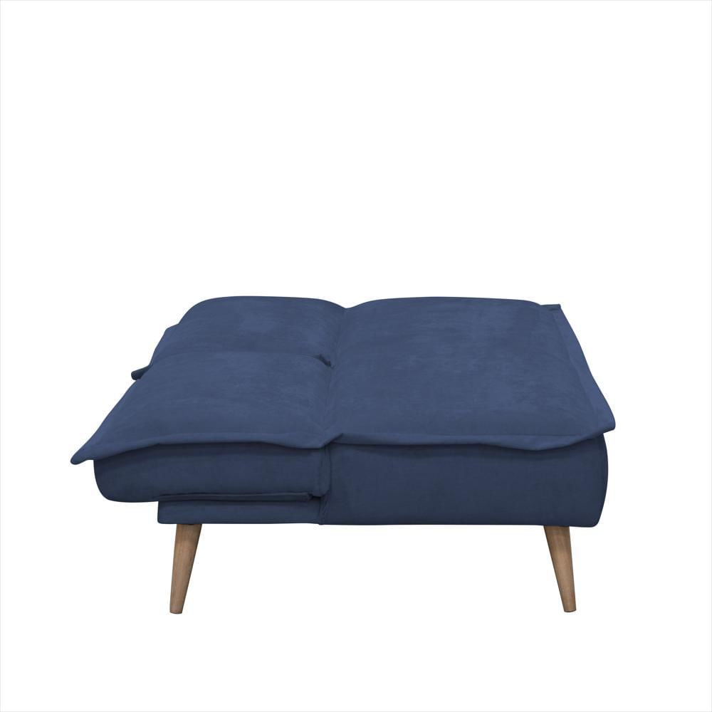 Sofa Cama Dallas Elite Living 80Cm X 180Cm X 90Cm Microfibra Azul img #4