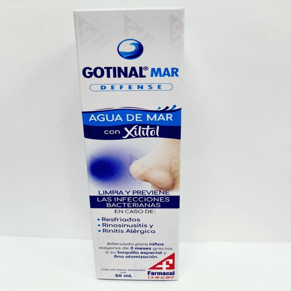 Agua De Mar Gotinal Defense Con Xilitol Caj 1 Spr 50 Ml img #1