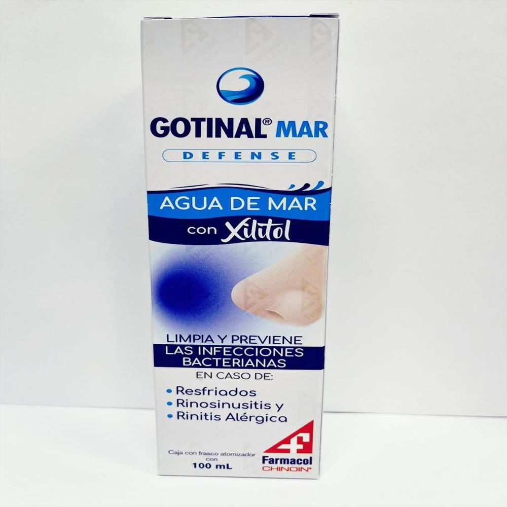 Agua De Mar Gotinal Defense Con Xilitol Caj 1 Spr 100 Ml img #1