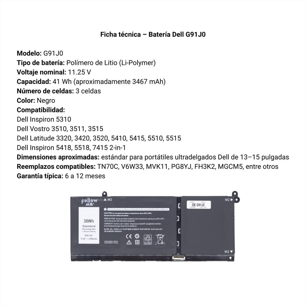 Batería Oem Para Portátil Acer E3 111 15.2V img #3
