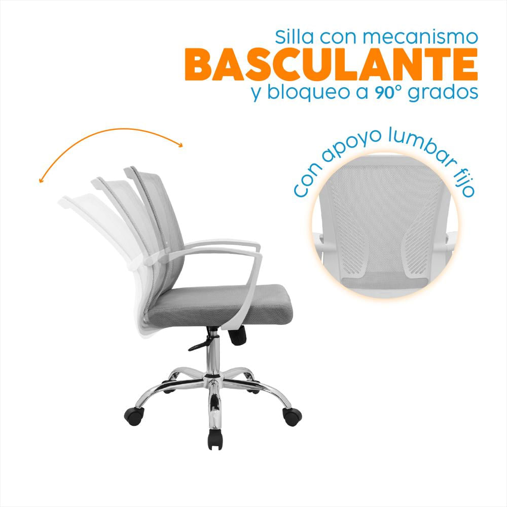 Set De Escritorio Y Silla De Oficina Atenas Bonno img #2