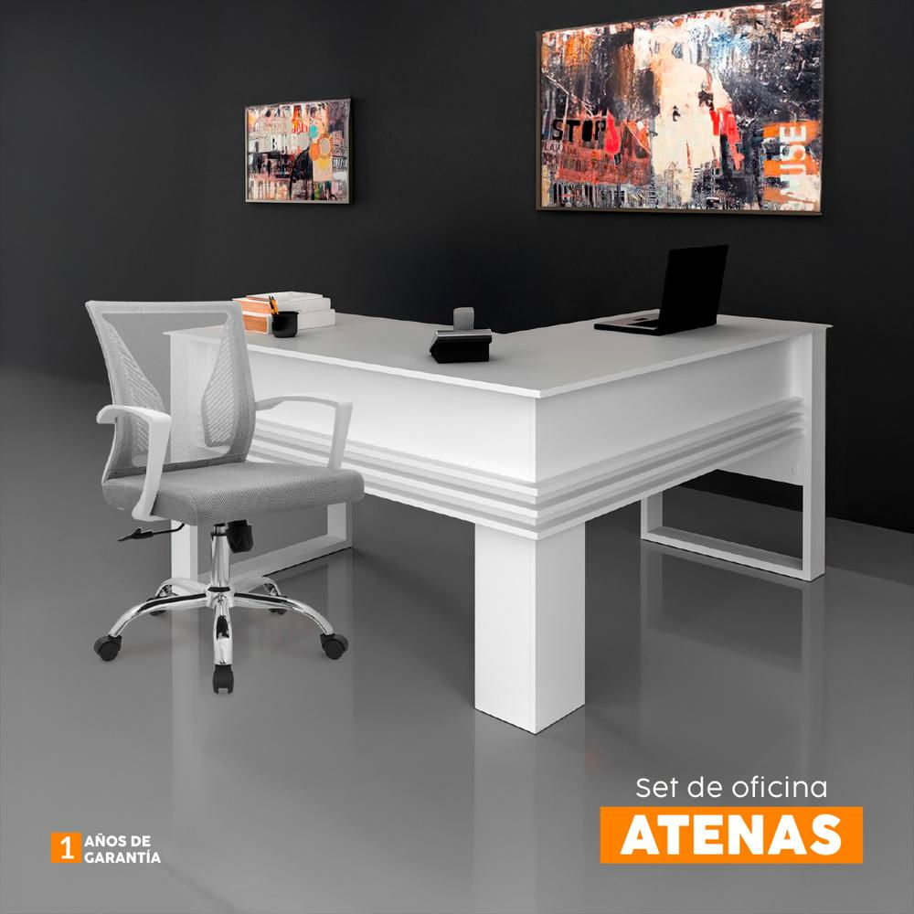 Set De Escritorio Y Silla De Oficina Atenas Bonno img #5