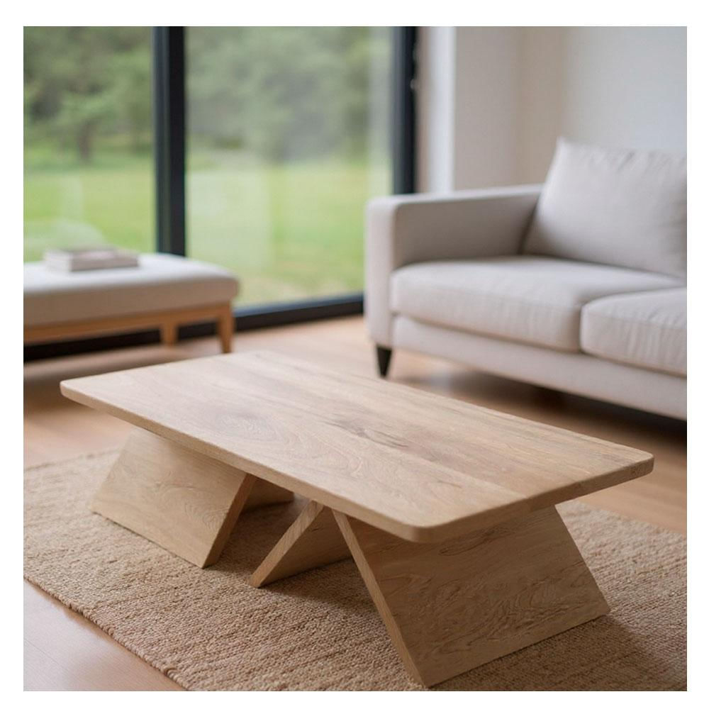 Mesa De Centro Belo En Roble 100X55cm img #1