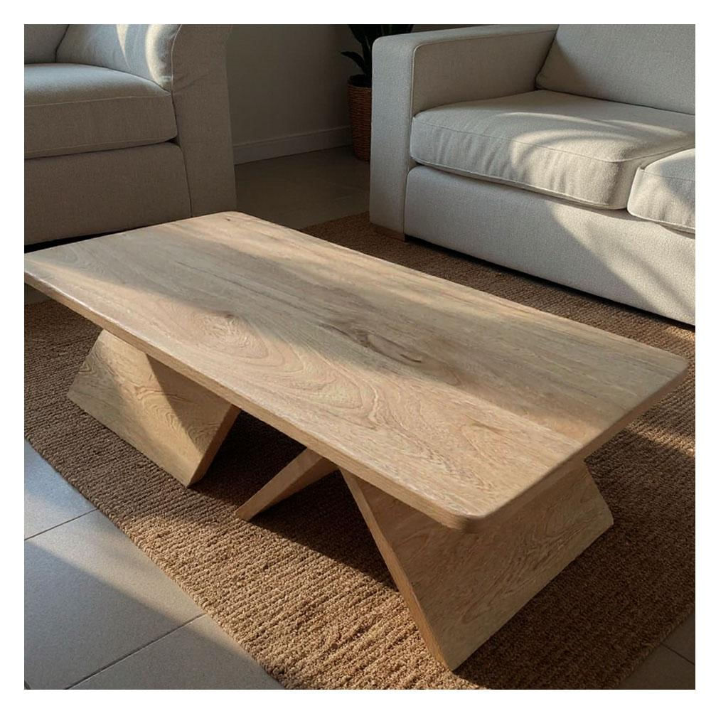 Mesa De Centro Belo En Roble 100X55cm img #2