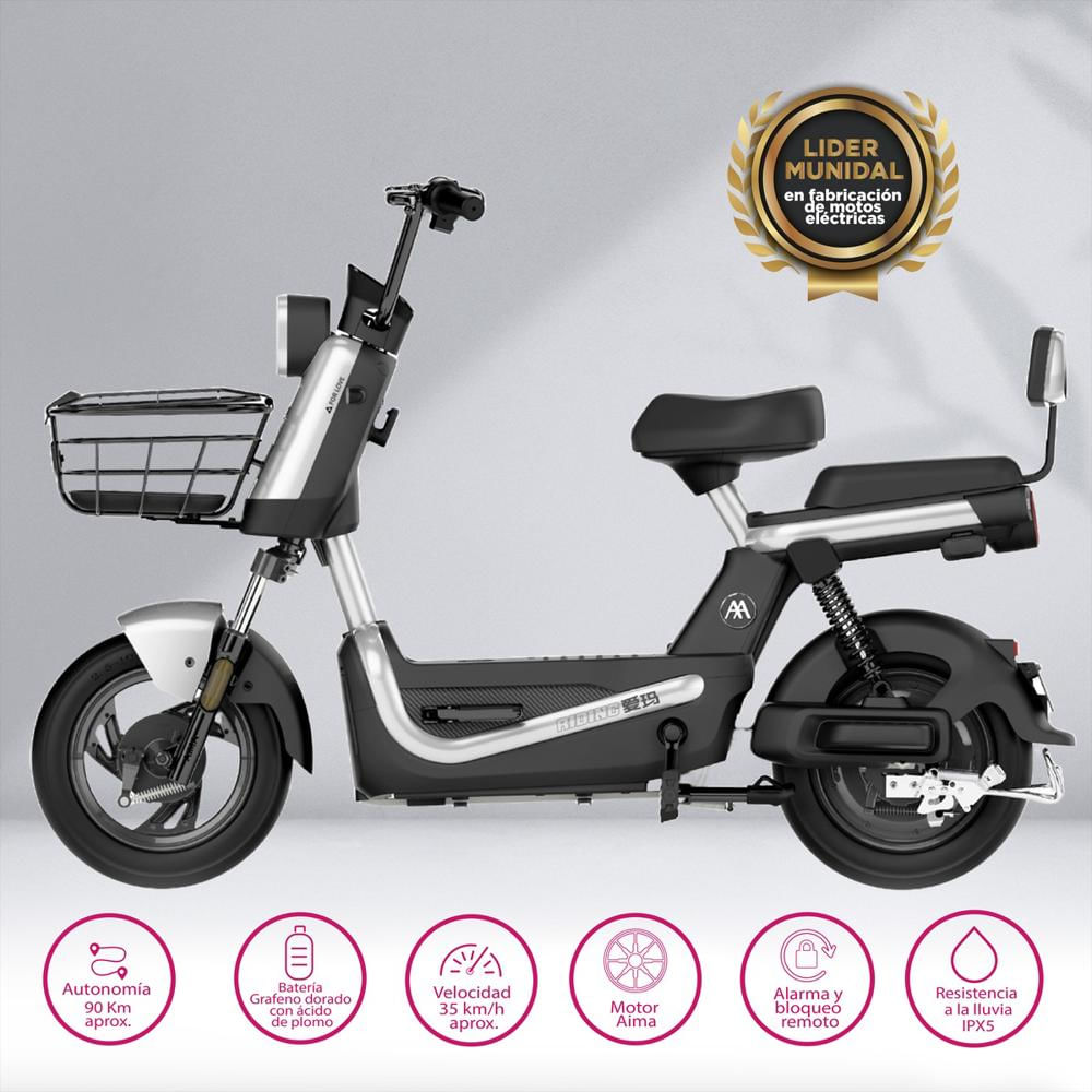 Bicicleta Electrica 1350 Vatios Cool Man Blanco 90Km Autonomia Bicicleta Electrica 1350 Vatios Cool Man Blanco 90Km Autonomia