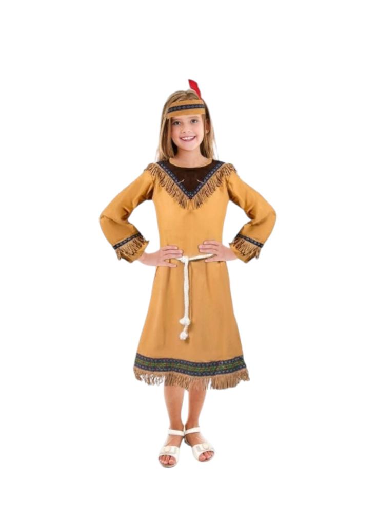 Disfraz India Niña Nativo Apache img #1