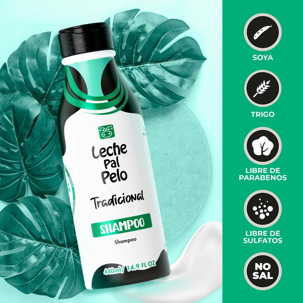 Leche Pal Pelo Shampoo Con Tratamiento 440 Ml.