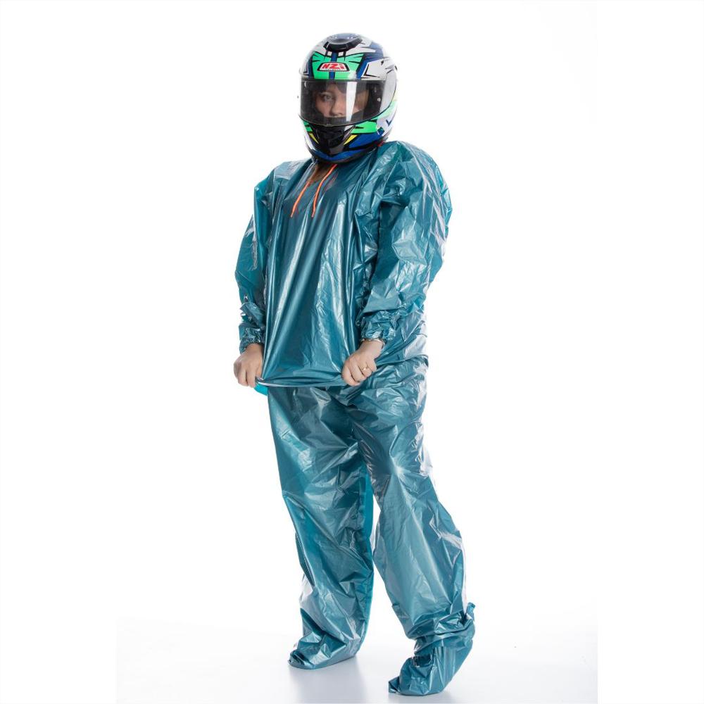 Impermeable Metalizado Azul Talla S Viracer 26 img #1