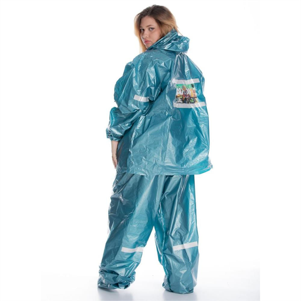 Impermeable Metalizado Azul Xxl Viracer26 img #2