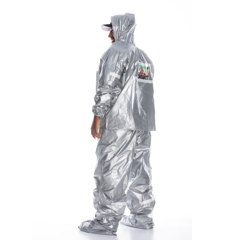 Impermeable Metalizado Gris Talla M Viracer26 img #2